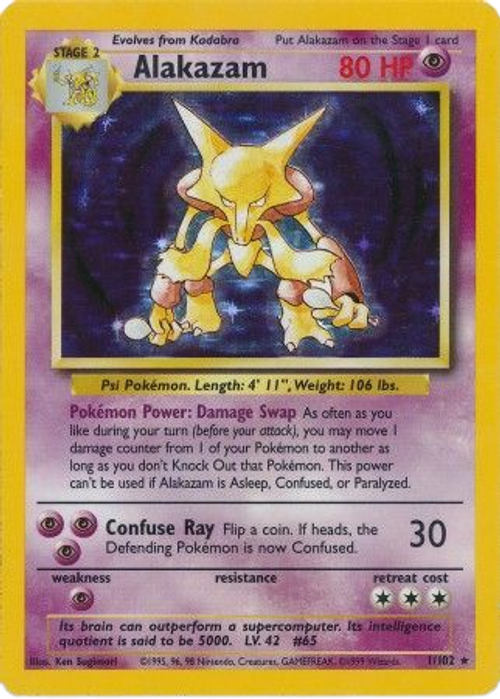 Alakazam - 1/102  - Holo Unlimited