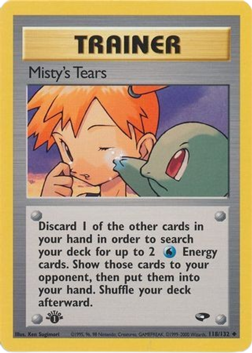 Misty's Tears - 118/132 - Uncommon 1st Edition