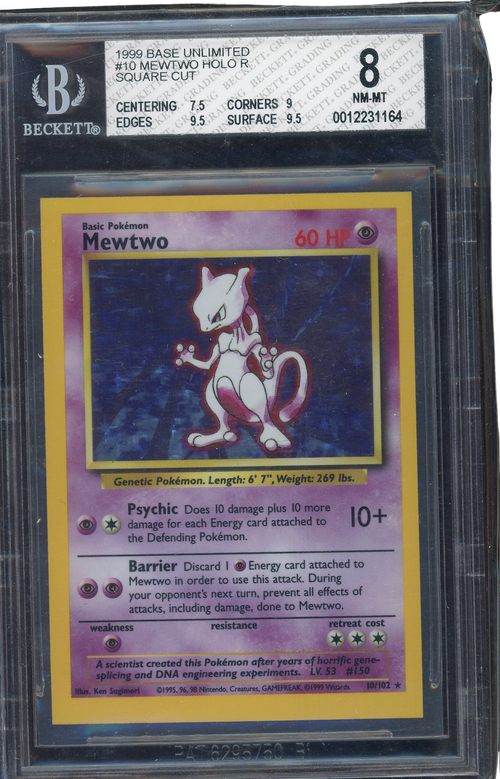 BGS 8 Mewtwo Base Set