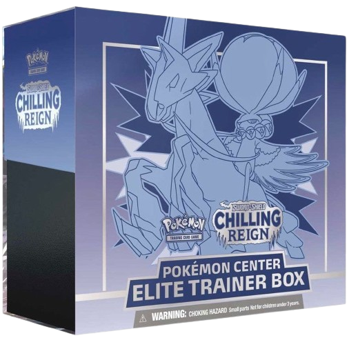 Chilling Reign Ice Rider Calyrex PC ETB