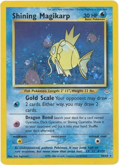 Shining Magikarp - 66/64  - Holo Unlimited