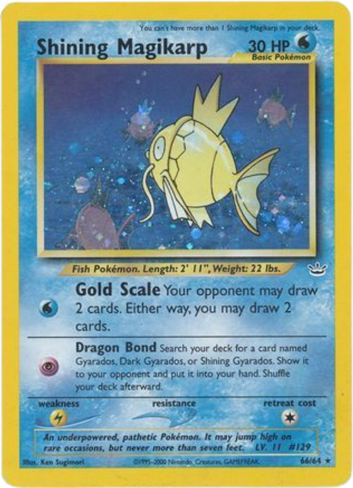 Shining Magikarp - 66/64  - Holo Unlimited