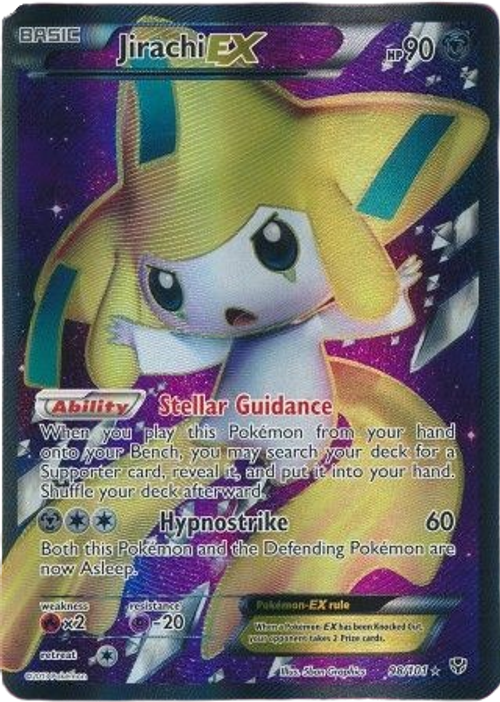 Jirachi EX - 98/101 - Full Art Ultra Rare