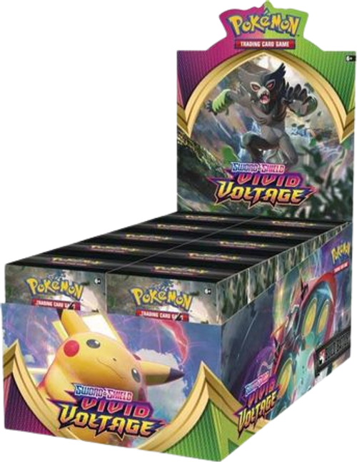 Vivid Voltage Build & Battle Display of 10 Boxes