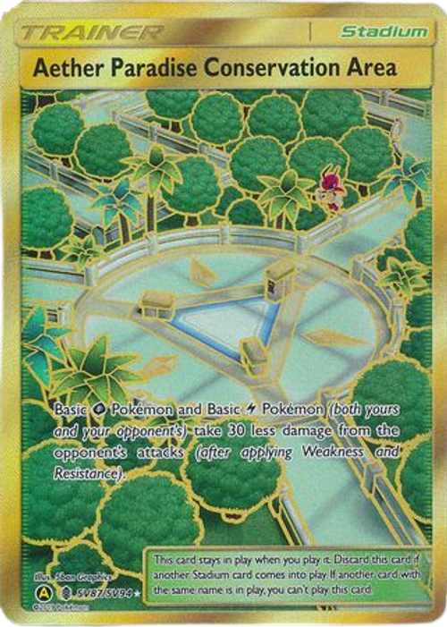Aether Paradise Conservation Area - SV87/SV94 - Full Art Ultra Rare