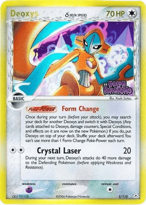 Deoxys (Normal)(Delta Species) - 5/110 - Holo Rare Reverse Holo
