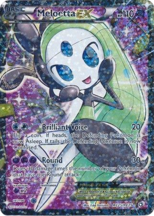 Meloetta EX - RC25/RC25 - Full Art Ultra Rare