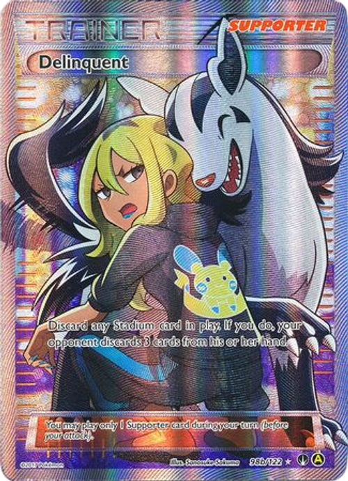 Delinquent - 98b/122 - Alternate Art Promo