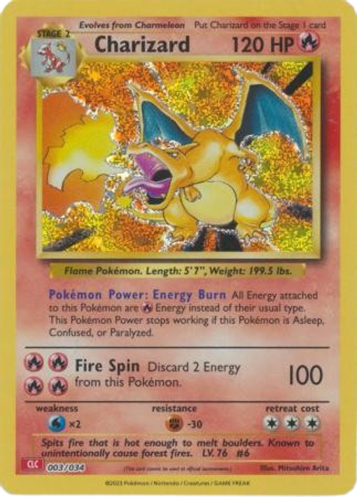 Charizard - 003/034 - CLC