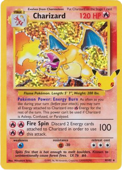 Charizard - 4/102 - Holo Rare (Classic Collection)