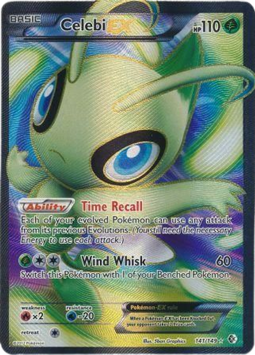 Celebi EX - 141/149 - Full Art Ultra Rare