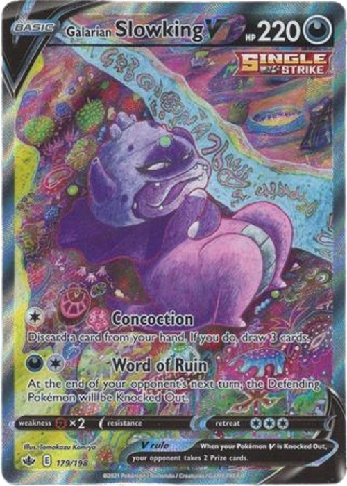 Galarian Slowking V - 179/198 - Alternate Art Ultra Rare