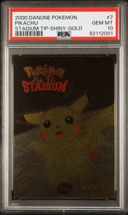PSA 10 PIKACHU STADIUM TIP-SHINY-GOLD