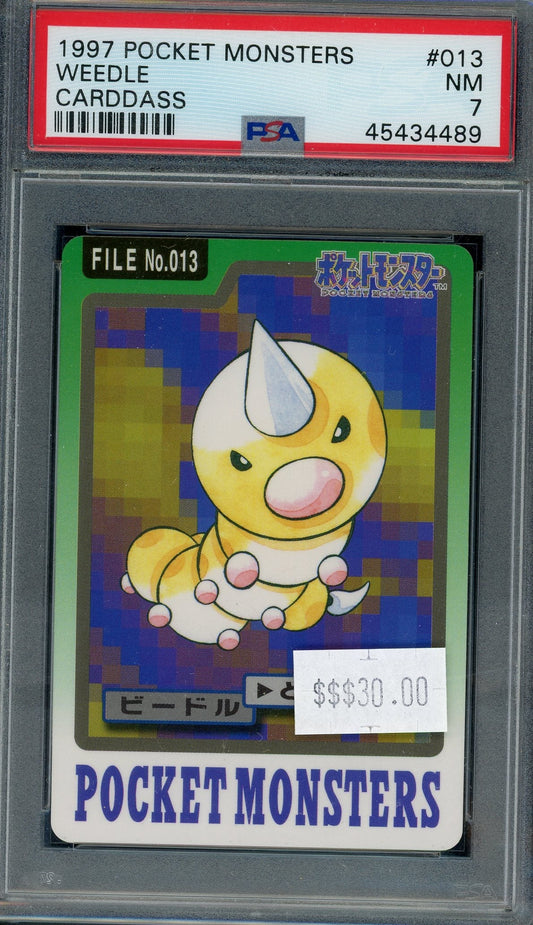 PSA 7 WEEDLE CARDDASS