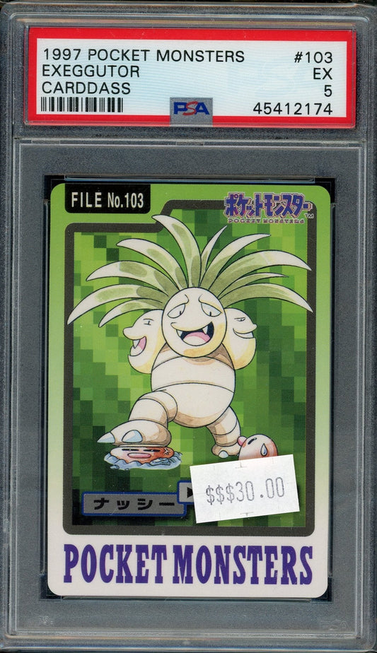 PSA 5 EXEGGUTOR CARDDASS