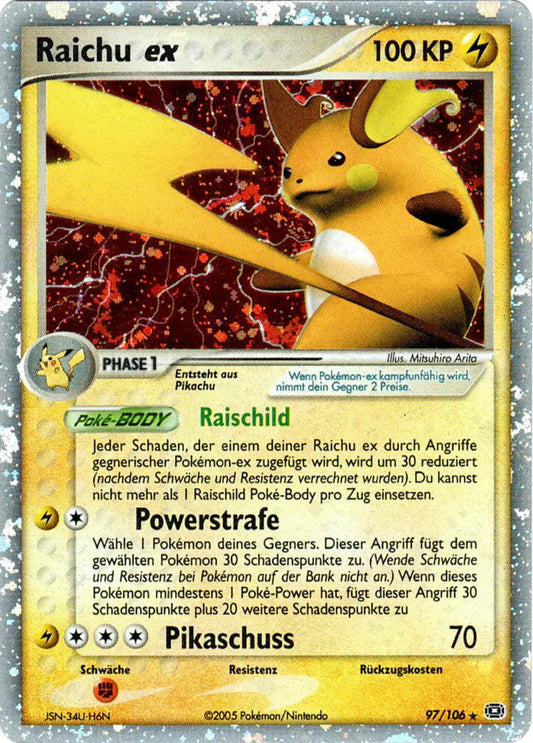 Raichu ex - 97/106 - Ultra-Rare