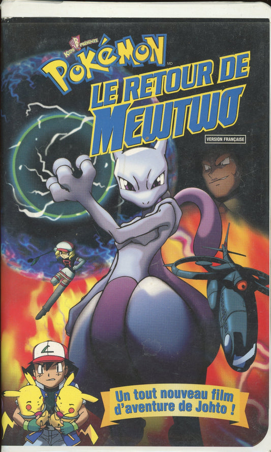 Le retour de Mewtwo Pokémon French Version Tape