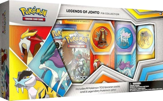 Legends Of Johto Pin Collection Box