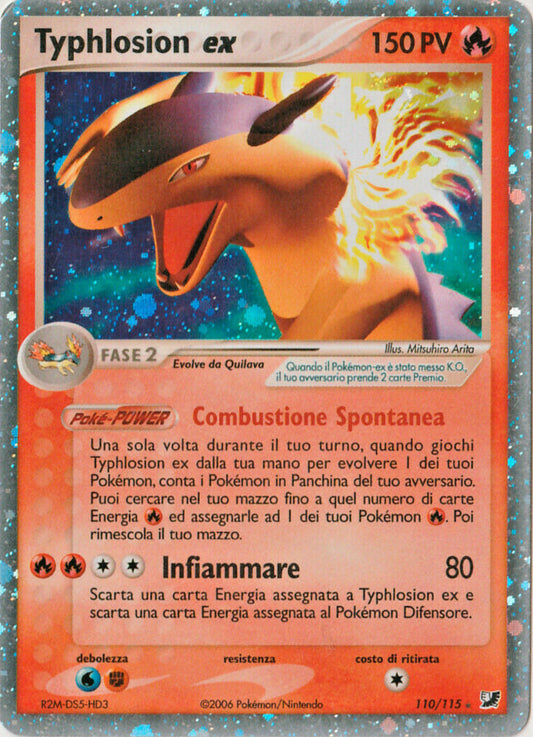 Typhlosion ex - 110/115 - Ultra-Rare