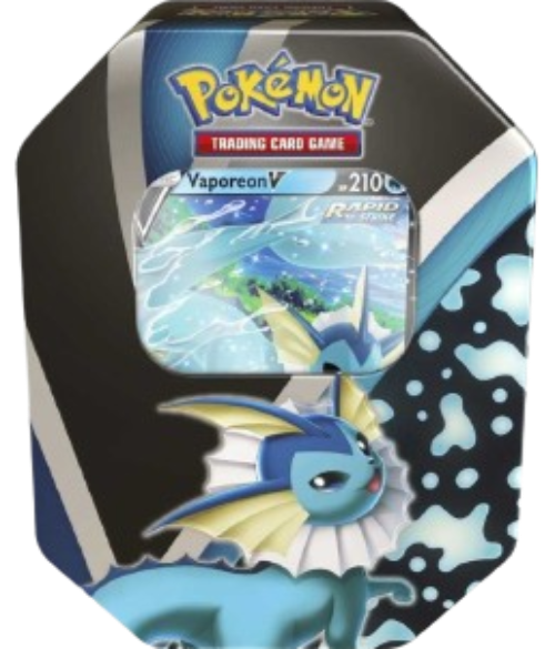 Vaporeon V Eevee Evolutions Tin