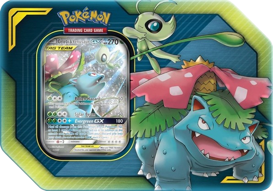 Tag Team Celebi & Venusaur GX Tin (Reprint)